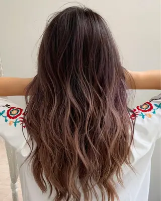 ロング カラー i'll 未空のヘアスタイル