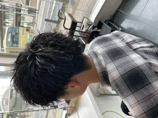 ショート パーマ メンズ 💇🏻‍♂️パーマ ニキ✨本田龍斗のヘアスタイル