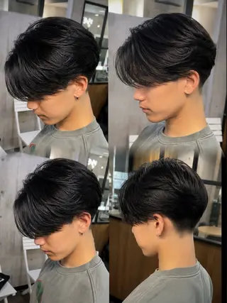 メンズ メンズ縮毛矯正 🎖アジマ リョオのヘアスタイル