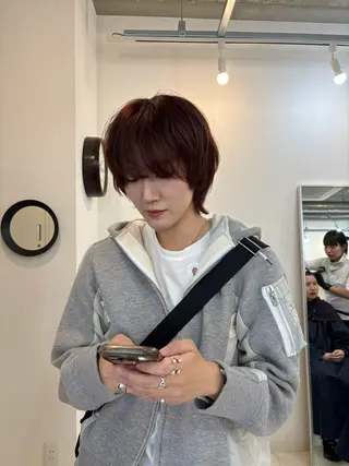 ショート カラー eri kinjoのヘアスタイル