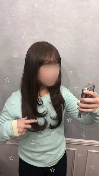 ロング カラー Nagumo Mizukiのヘアスタイル