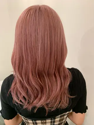セミロング カラー ヘアアレンジ 🐝岡本 柚葉🐝のヘアスタイル