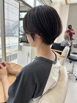 ショート 透明感カラー/ボブ 高野菜瑠のヘアスタイル