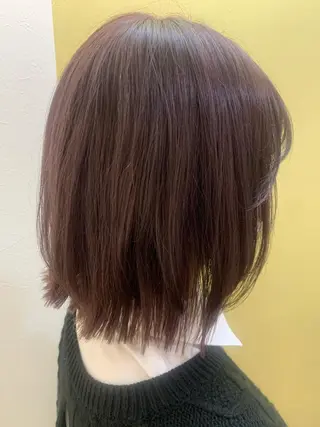ショート カラー hubhair レイヤー/透明感のヘアスタイル