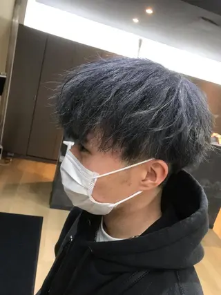 カラー メンズ 菊池 蓮のヘアスタイル