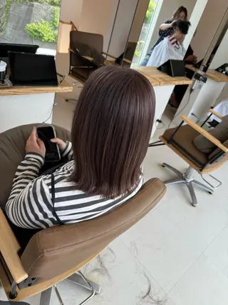 ミディアム 鈴木 妃帆未のヘアスタイル