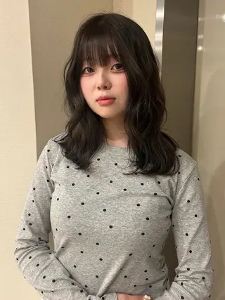 セミロング hair&eye🎀 /momoKaのヘアスタイル