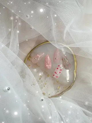 ネイル Pawtique ワンホン.フィルインのネイルデザイン