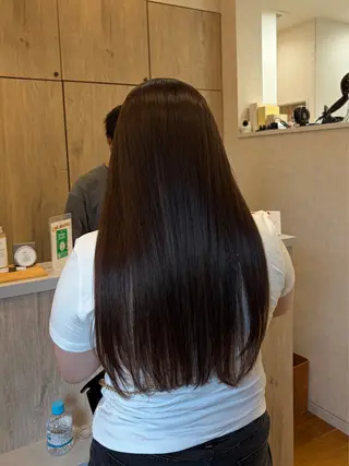 カラー ⭐️うる艶カラー 募集 まゆ⭐️のヘアスタイル
