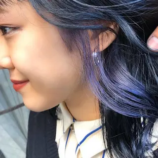 ミディアム カラー ヘアアレンジ Gardenhair 小笠原 篤矢のヘアスタイル