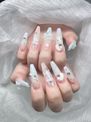 ネイル Lee Nails チップ長さだし専門店のネイルデザイン