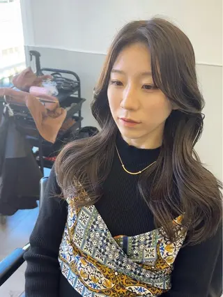 ロング カラー 韓国ヘア🇰🇷 スズキのヘアスタイル