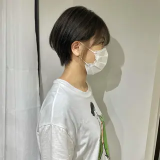 ショート カラー メンズカット メンズパーマのヘアスタイル