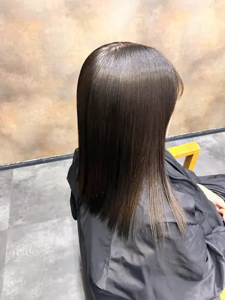 セミロング カラー ひかりダブルカラー/ レイヤー/ボブパーマのヘアスタイル