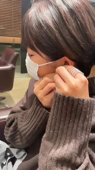 ショート minatsu 東京の技術を京都でのヘアスタイル