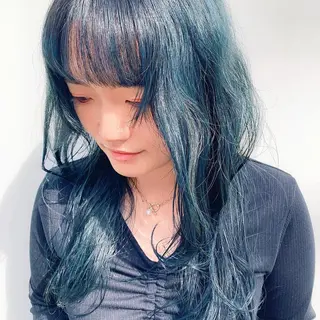 ミディアム カラー 中川 竜誠のヘアスタイル