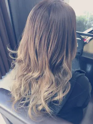 セミロング カラー BREK 袋井店のヘアスタイル