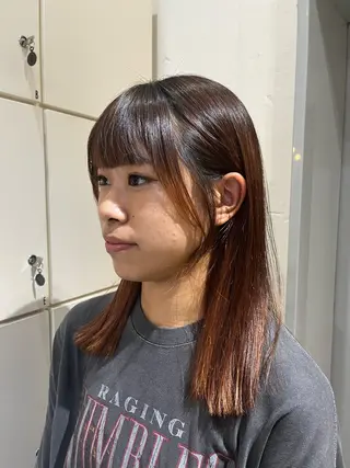 セミロング rimi tabeiのヘアスタイル