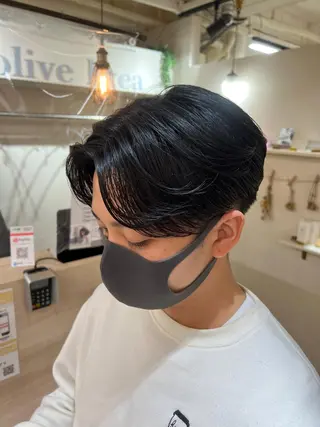 ミディアム パーマ メンズ メンズカットパーマ ✂️ JOYAのヘアスタイル