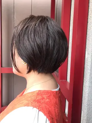 ショート カラー ママ美容師 ＊ヒマワリのヘアスタイル