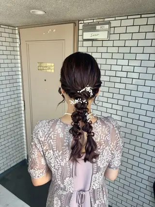 ヘアアレンジ 🌺ヘアメイク SYOKA🌺のヘアスタイル