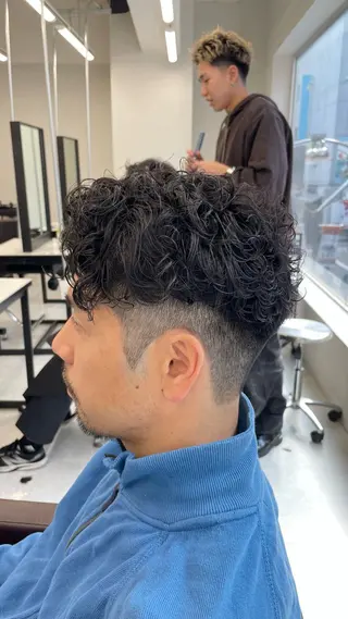 ショート パーマ メンズ メンズ特化AMITY SHINGOのヘアスタイル