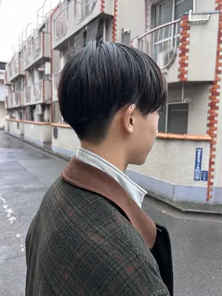 ミディアム ヘアアレンジ メンズ メンズパーマ /マッシュ/ヨシダのヘアスタイル