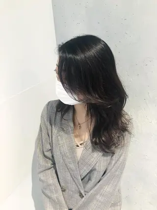 ロング カラー 髪質改善/顔まわり 石原のヘアスタイル