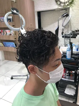パーマ 前田 真孝のヘアスタイル