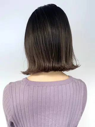 ミディアム カラー パーマ ヘアアレンジ ITbyALBUM 中野店のヘアスタイル