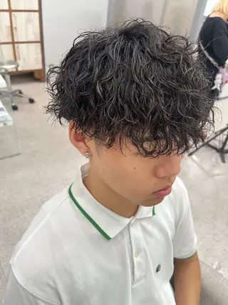 パーマ メンズ 🍐シャドウパーマ メンズ特化/守岡🍐のヘアスタイル