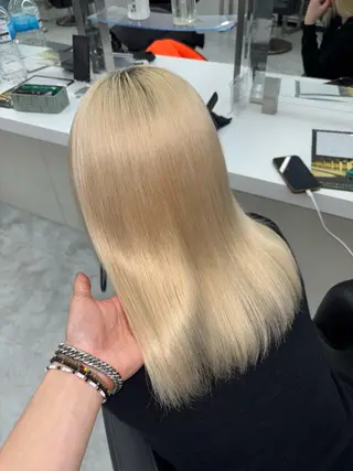 セミロング 🫧韓国風透明感 ヘア🫧towaのヘアスタイル
