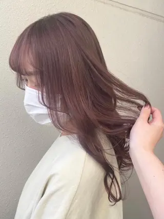 セミロング カラー 遠藤沙也加 /レイヤーカットのヘアスタイル