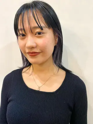 ロング カラー サトウ ナナのヘアスタイル
