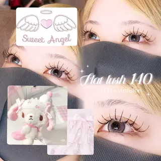 マツエク・マツパ 。ꕤ°₊sakura 束感まつ毛⊹𓈒✿のマツエク・マツパデザイン