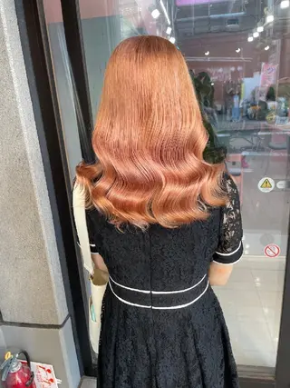 カラー ロング 地雷系🎀ハイトーン 💙荒川結星のヘアスタイル