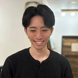 メンズ 春の透明感カラー／ ハラのヘアスタイル