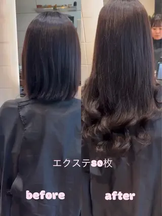ロング chic 有山 美瑠のヘアスタイル