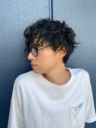 カラー メンズ Sa toshiのヘアスタイル