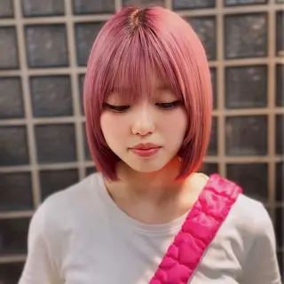 ミディアム 韓国ボブ特化/ 縮毛矯正/岩澤脩太のヘアスタイル