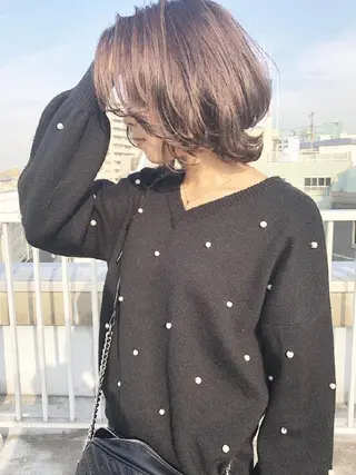 ミディアム Ash 店長　山下達也のヘアスタイル