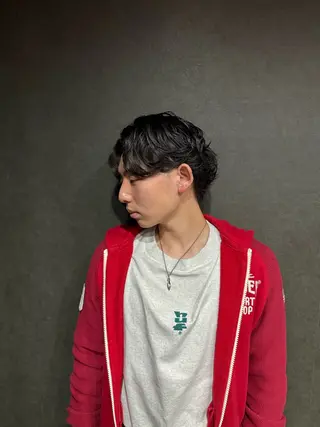 パーマ メンズ Les Mainsのヘアスタイル