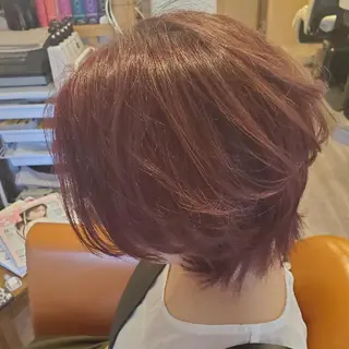 ショート カラー spa hair ark 富井直美のヘアスタイル