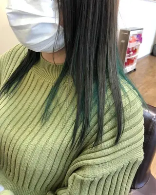 セミロング カラー パーマ ヘアアレンジ ❣️倉敷❣️美髪 カラー能登一成のヘアスタイル