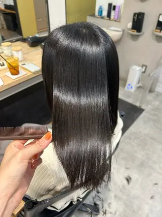 ミディアム パーマ hub hair レイヤー/ナチュラルのヘアスタイル