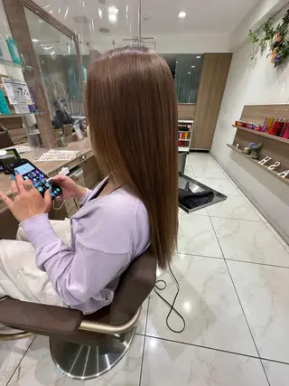 ロング カラー 小平 悠人のヘアスタイル