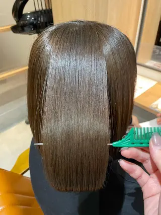 ミディアム 中田 サヤカのヘアスタイル