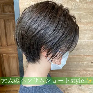 ショート カラー 中田 敏明のヘアスタイル