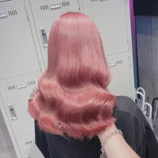 ロング カラー ヘアアレンジ メンズ キッズ マツエク・マツパ ブリーチの髪様 MASATOのヘアスタイル