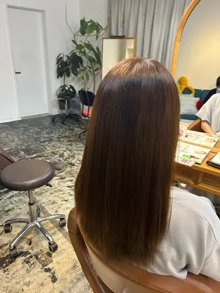ロング カラー GRAFICA 優香のヘアスタイル